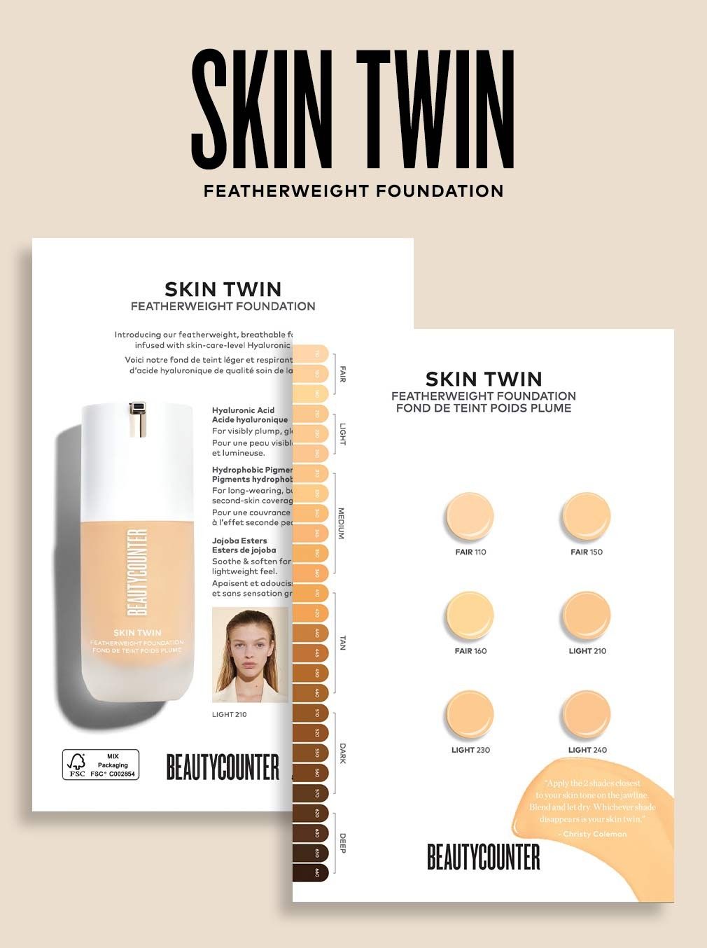 EWG Skin Deep®  Beautycounter Cheeky Clean Highlighting Balm, Flare Rating